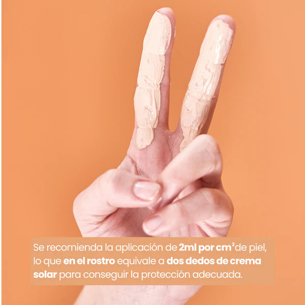 Protector facial mineral SPF50 apto para piel sensible