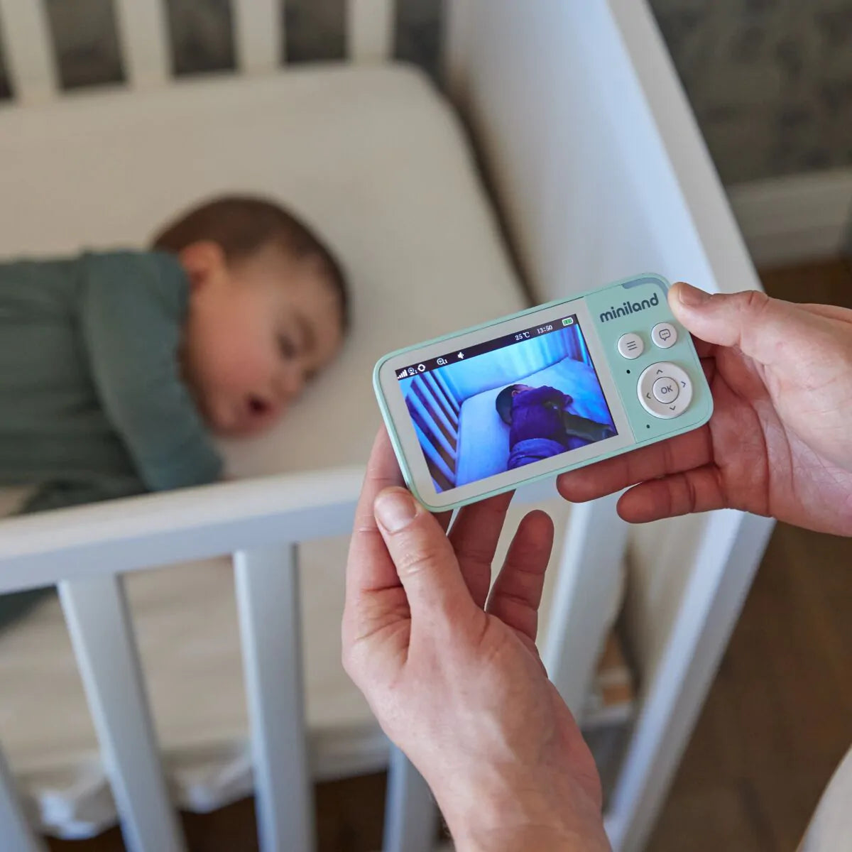 Vigila bebés cámara digimonitor 3.5" compact