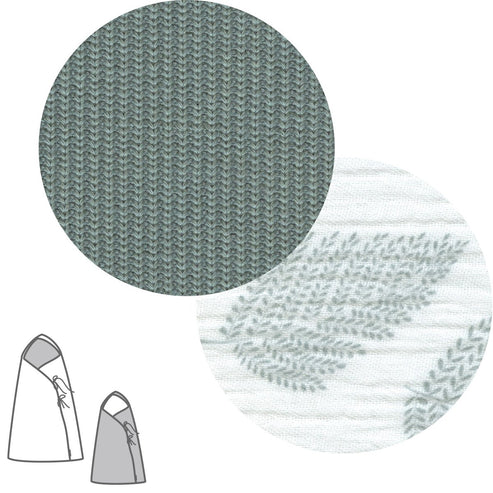 Saco capazo reversible cruzado Sereni Verde - 40% -