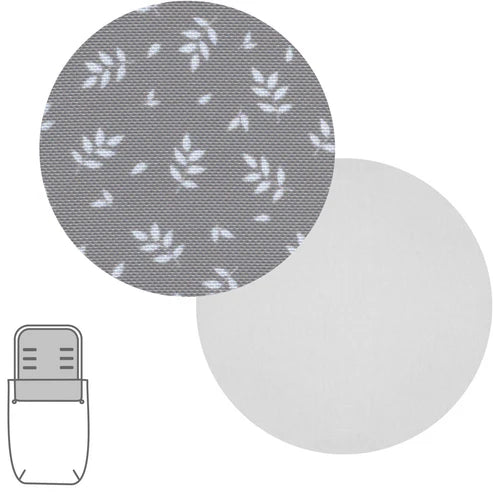 Saco capazo + Colchoneta FRESH GRIS 35x80x6 CM