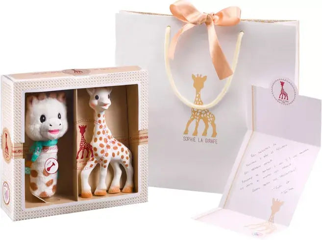 Set Sophie La Girafe Mi primer Set Sophie La Girafe + Sonajero de peluche
