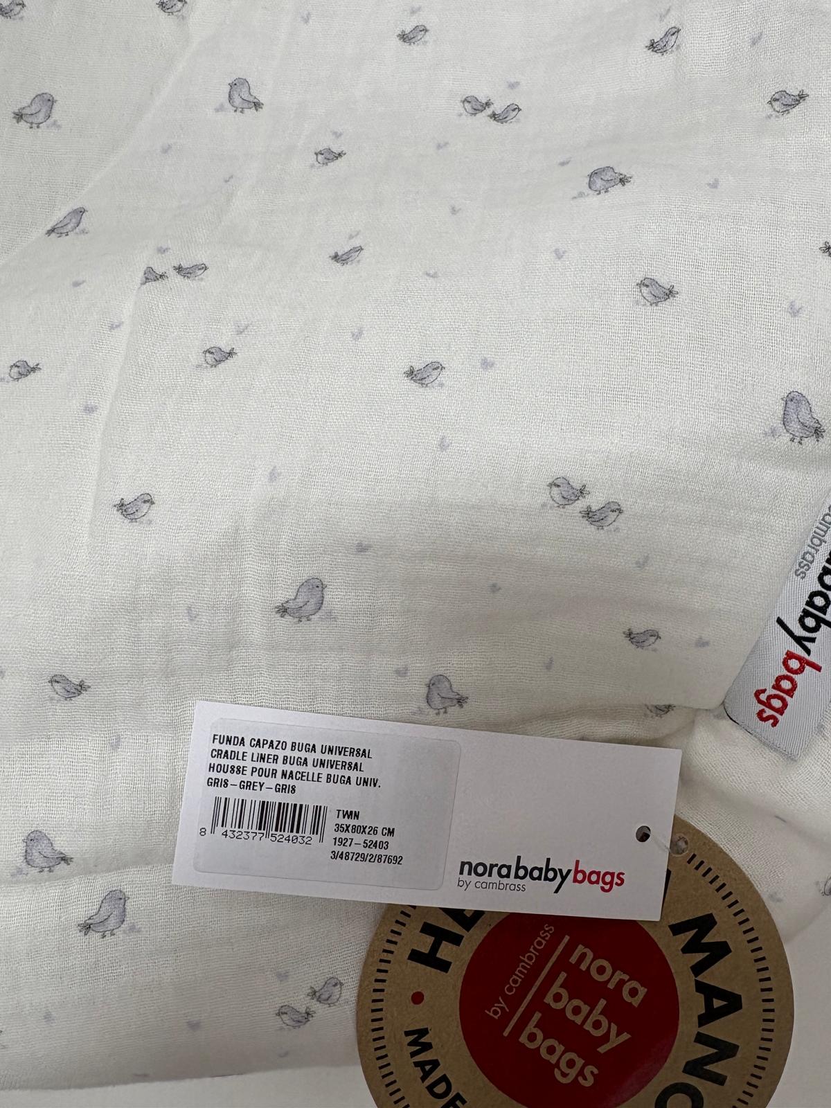 Funda cubre capazo buga Norababybags by Cambrass Twin