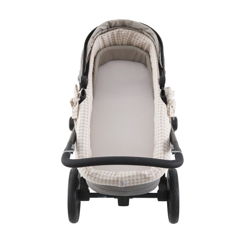 Garnitura Capazo Cremallera Reversible Vicky Beige