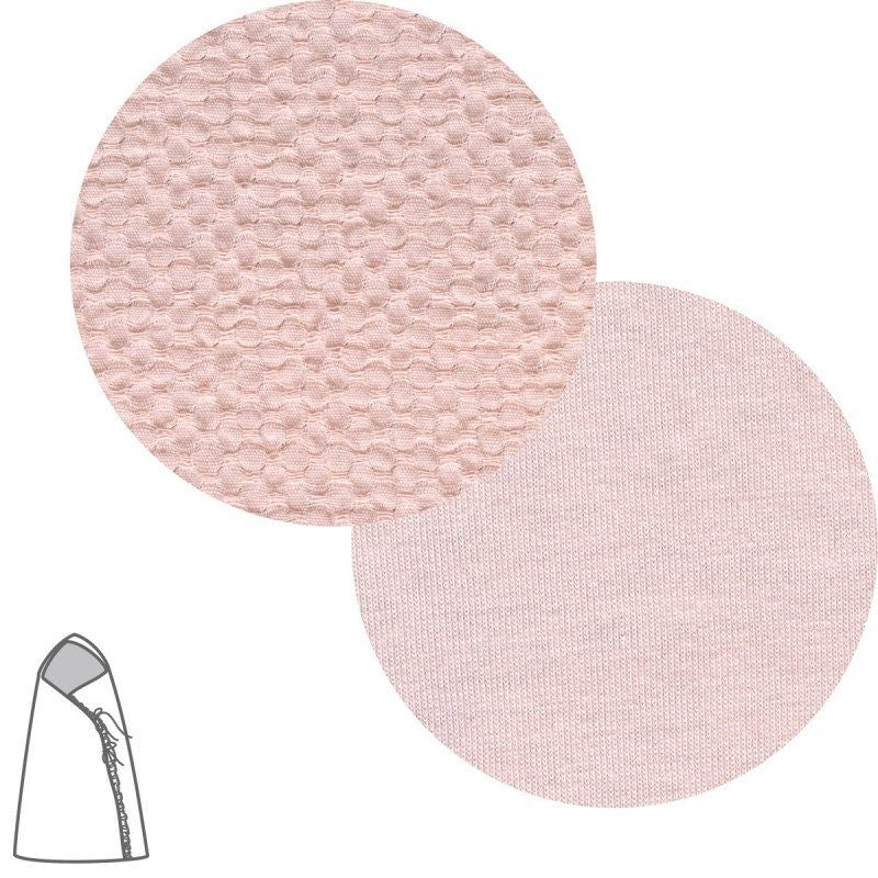 Saco Capazo Cruzado Cambrass Soft Rosa