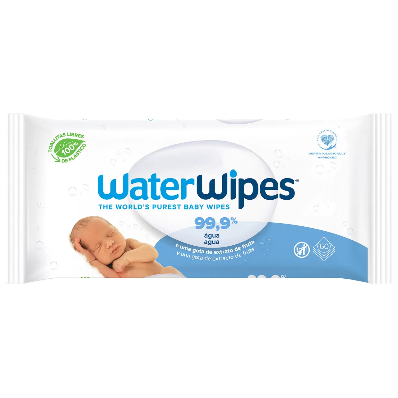 Toallitas para bebé 60 unidades WaterWipes
