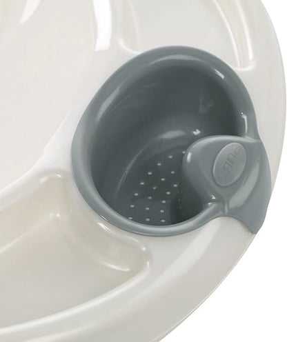 Bañera Squid Blanca. La bañera antideslizante de 2 etapas