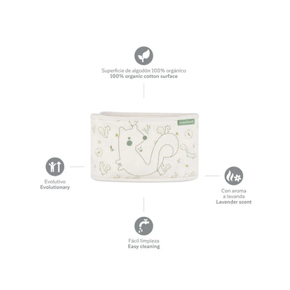 Cinturón térmico de semillas con aroma a lavanda