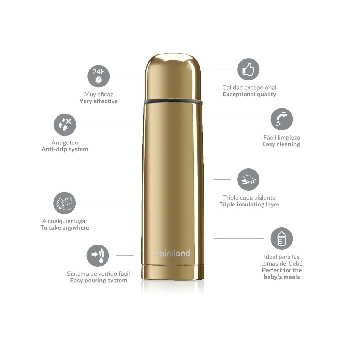 Termo Thermy Deluxe Gold Miniland