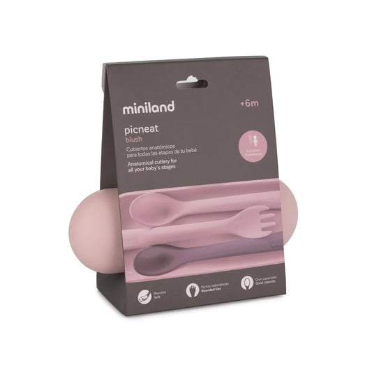 Set de cubiertos infantiles picneat Blush