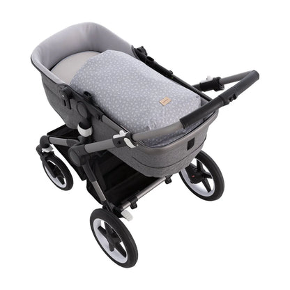 Saco capazo + Colchoneta FRESH GRIS 35x80x6 CM