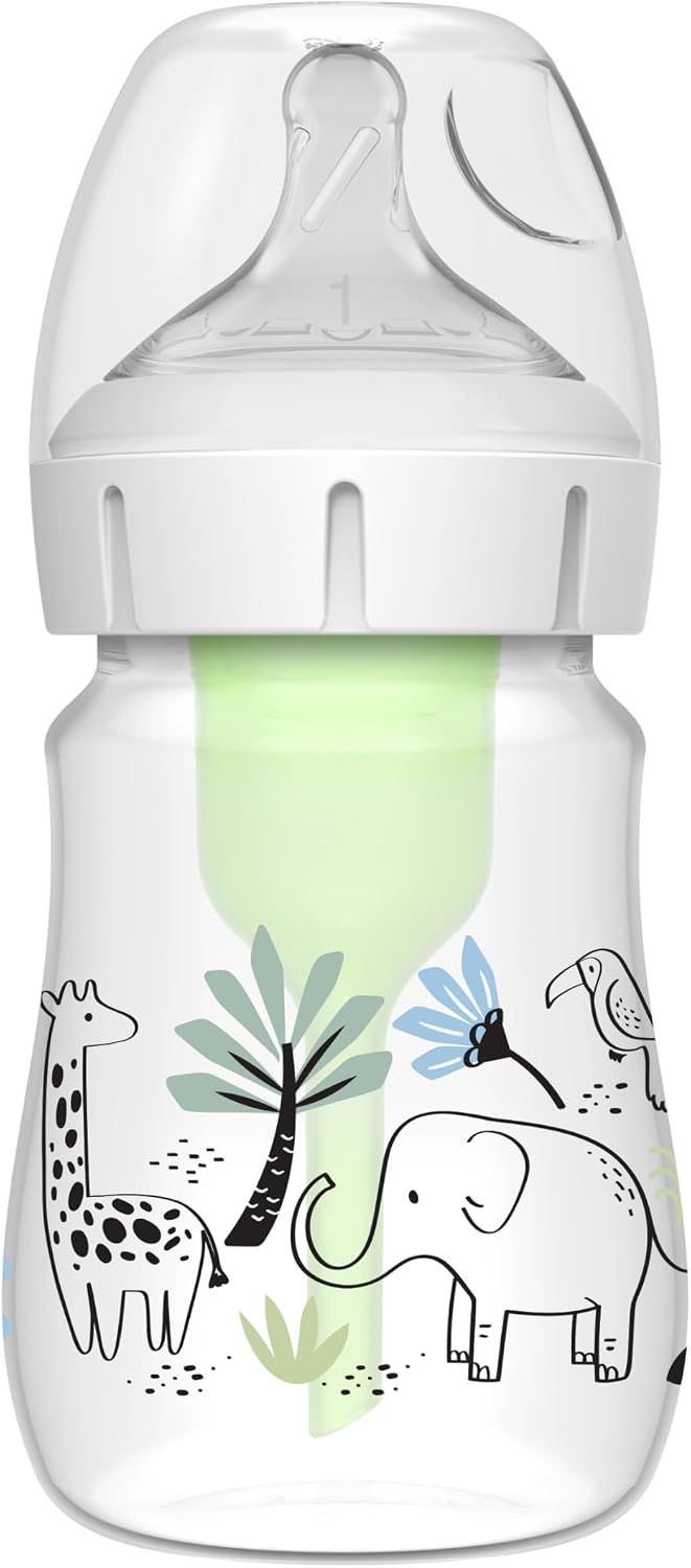 Dr. Brown's Biberón Anticólicos Boca Ancha Selva Tetina N1 150 ml