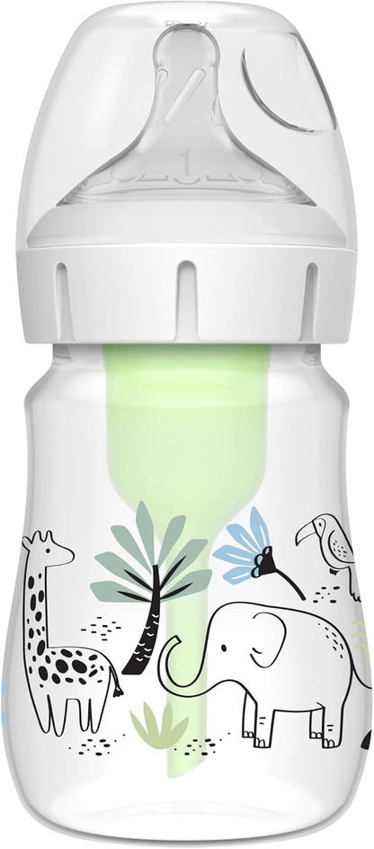 Dr. Brown's Biberón Anticólicos Boca Ancha Selva Tetina N1 150 ml