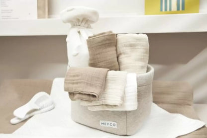 3 muselinas 70 x 70 cm 100% algodón.