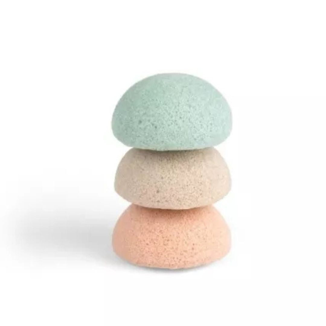 Esponjas naturales de Konjac Jané (pack de 3 unidades)