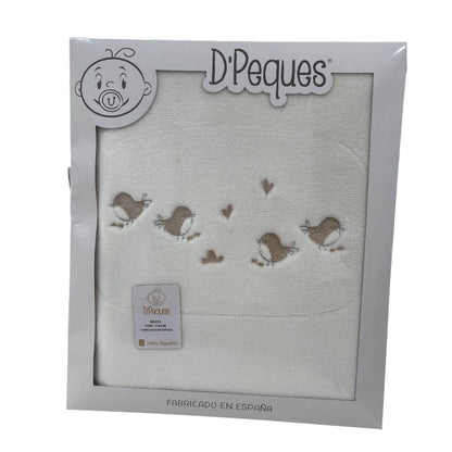 Manta cuna terciopelo D´peques