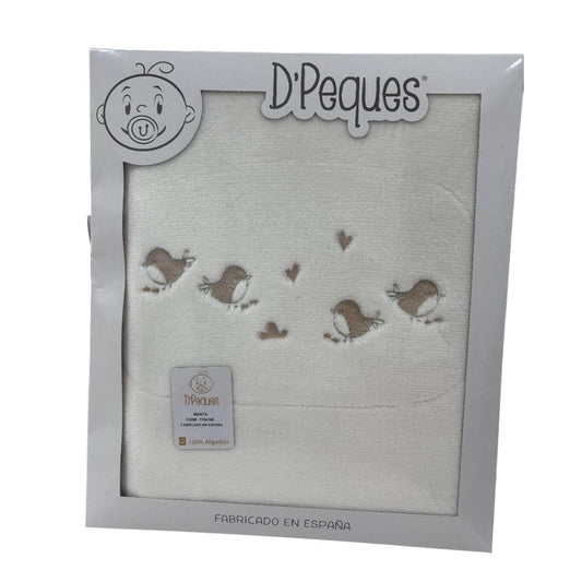 Manta cuna terciopelo D´peques