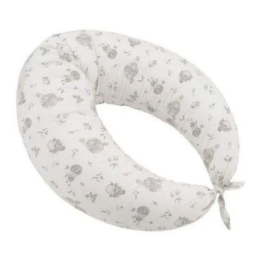 Cojin de lactancia Luna 80x185x16 cm Globe Crudo