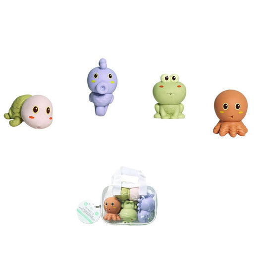 Bolsa 4 juguetes baño desmontables Olmitos