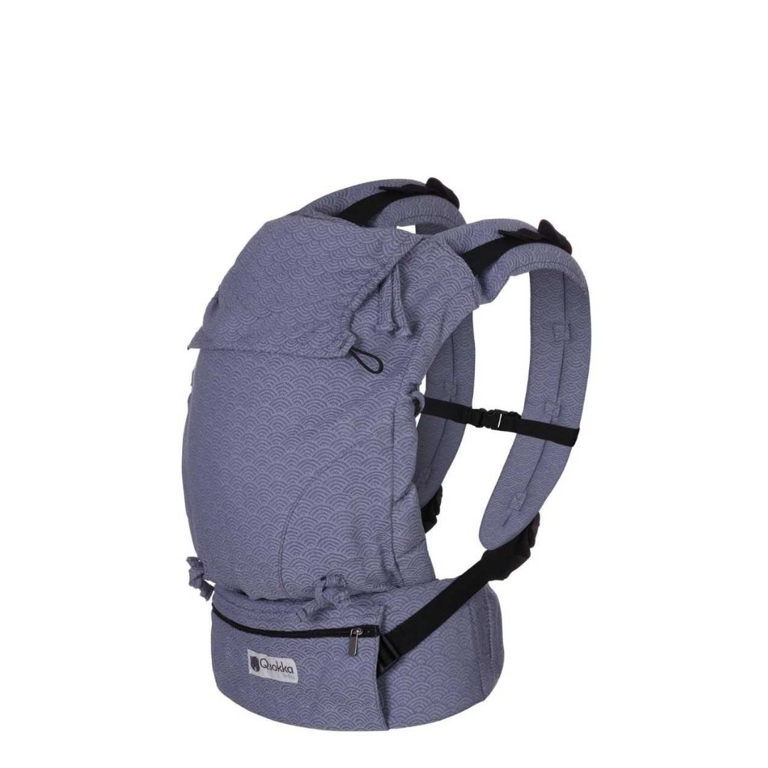 Mochila Portabebés Quokkababy E-Carrier Blue Vibes