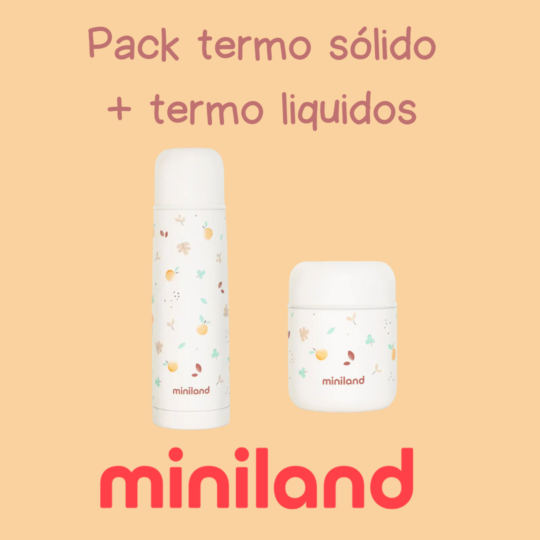 Pack Termos Miniland colección Valencia.