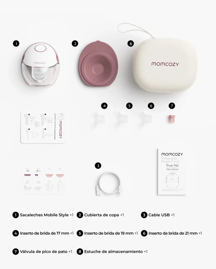 Sacaleches portátil Momcozy M6 individual manos libres