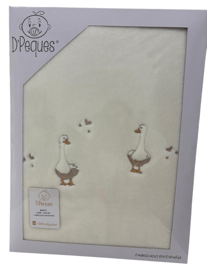 Manta cuna terciopelo D´peques