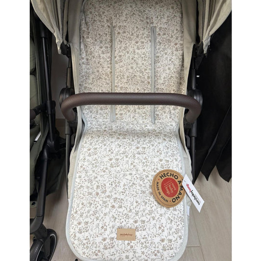 Colchoneta silla Buga Linen Gris Norababybag