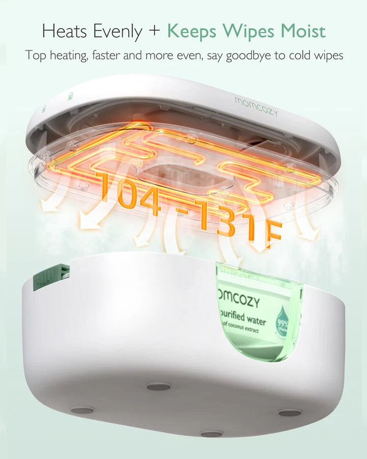 Calientatoallitas Momcozy de gran capacidad para bebé