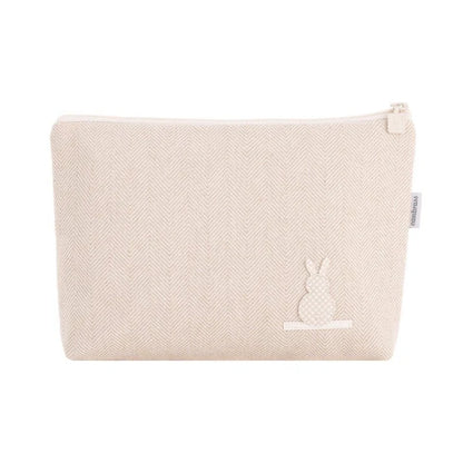 Conjunto Bolso talega Lino beige + neceser a juego Cambrass