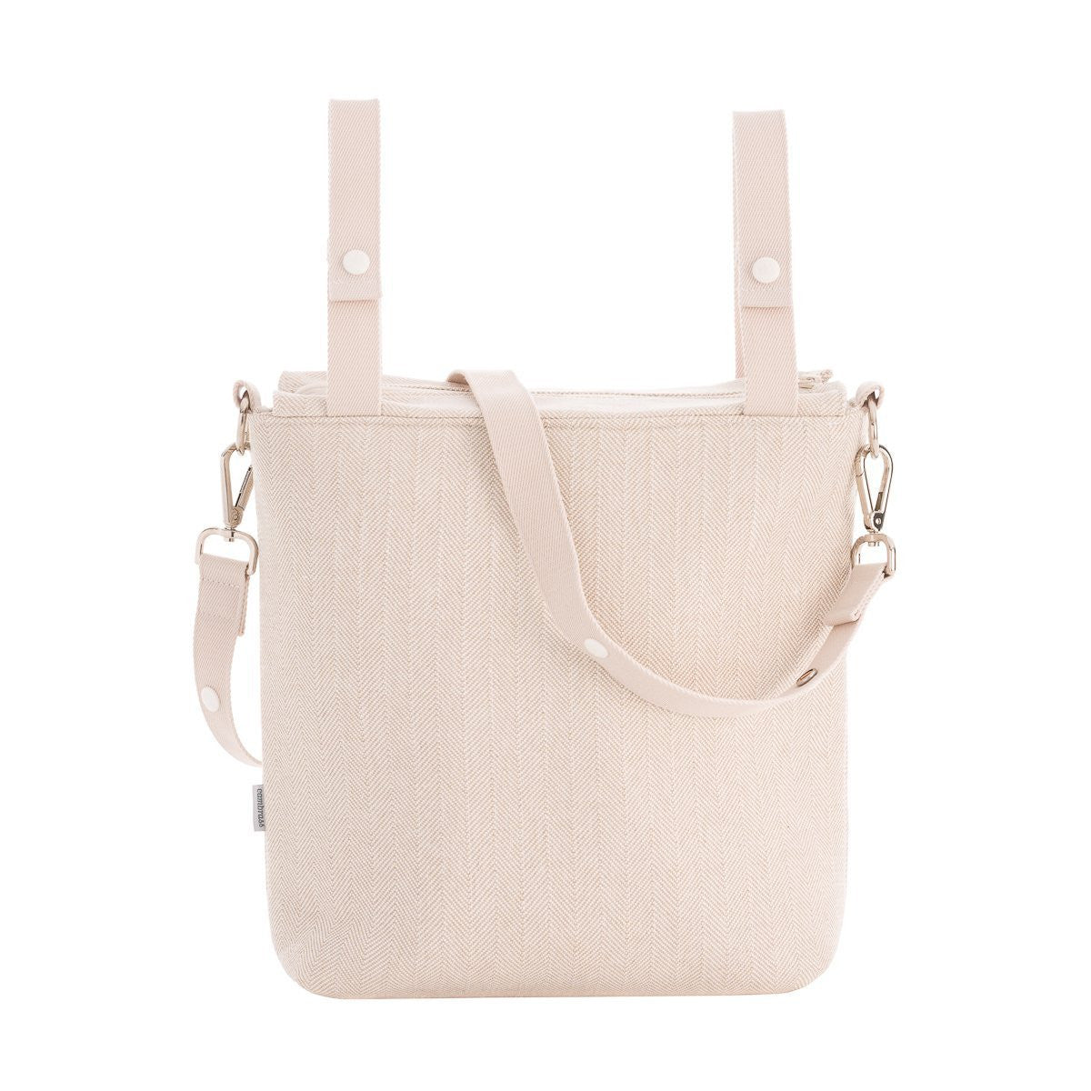 Conjunto Bolso talega Lino beige + neceser a juego Cambrass