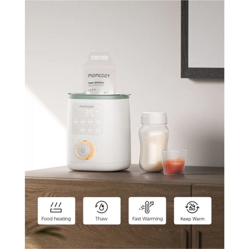 Calentador analógico de leche, agua o alimentos