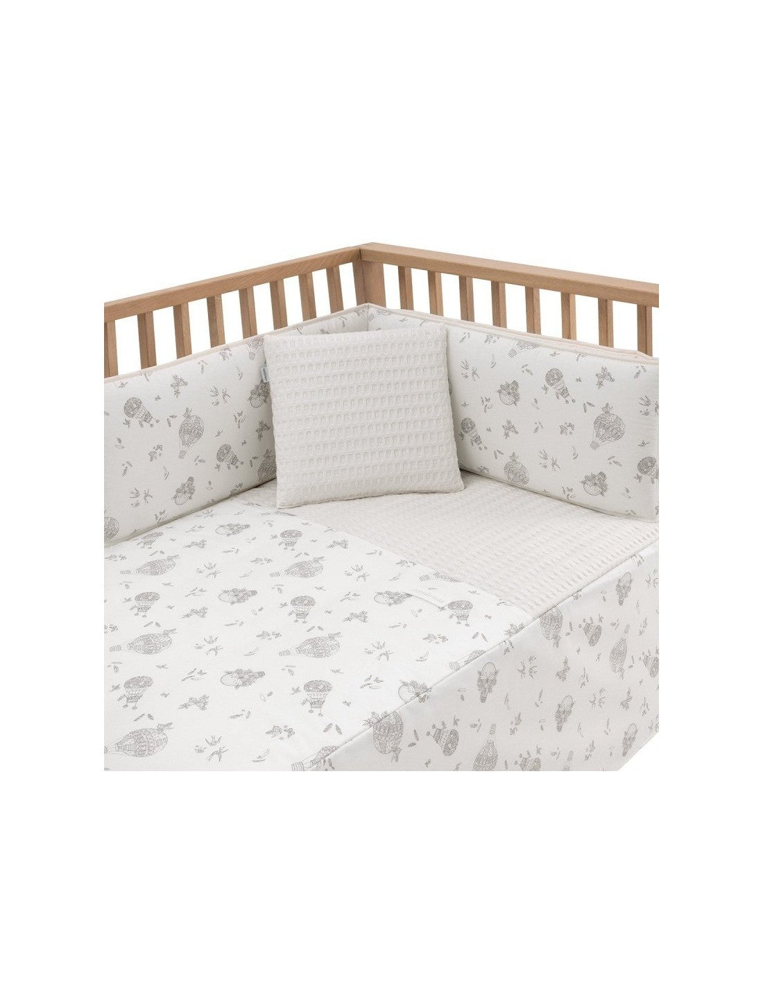 Colcha con protector para cuna de 60 x 120 Globe Cambrass