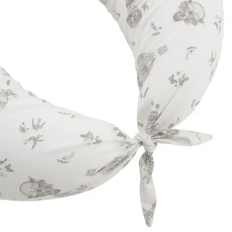 Cojin de lactancia Luna 80x185x16 cm Globe Crudo