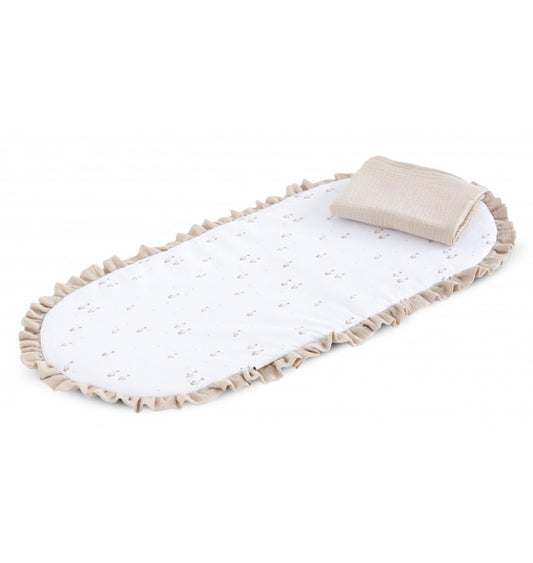 Colchoneta Capazo+Muselina 80x80 D'Peques