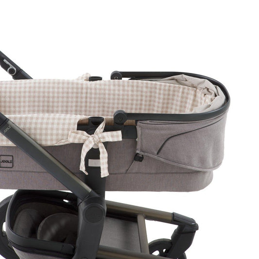 Garnitura Capazo Cremallera Reversible Vicky Beige