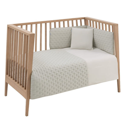 Colcha con protector para cuna 60 x 120 Tender Mint Cambrass