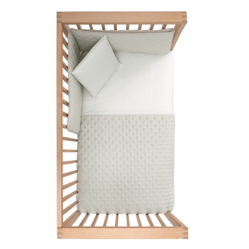 Colcha con protector para cuna 60 x 120 Tender Mint Cambrass