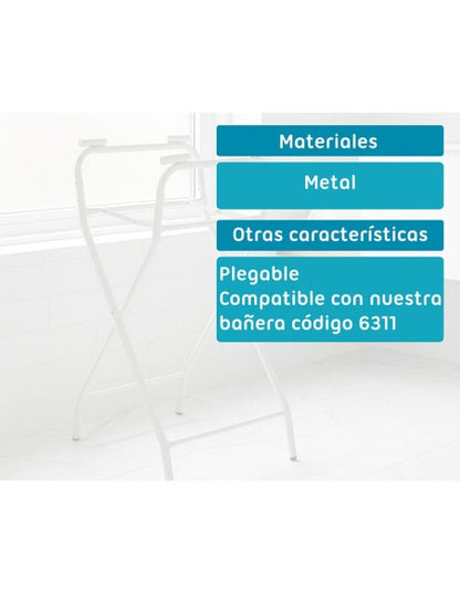 Patas Metal Plegable Para Bañera Kiokids