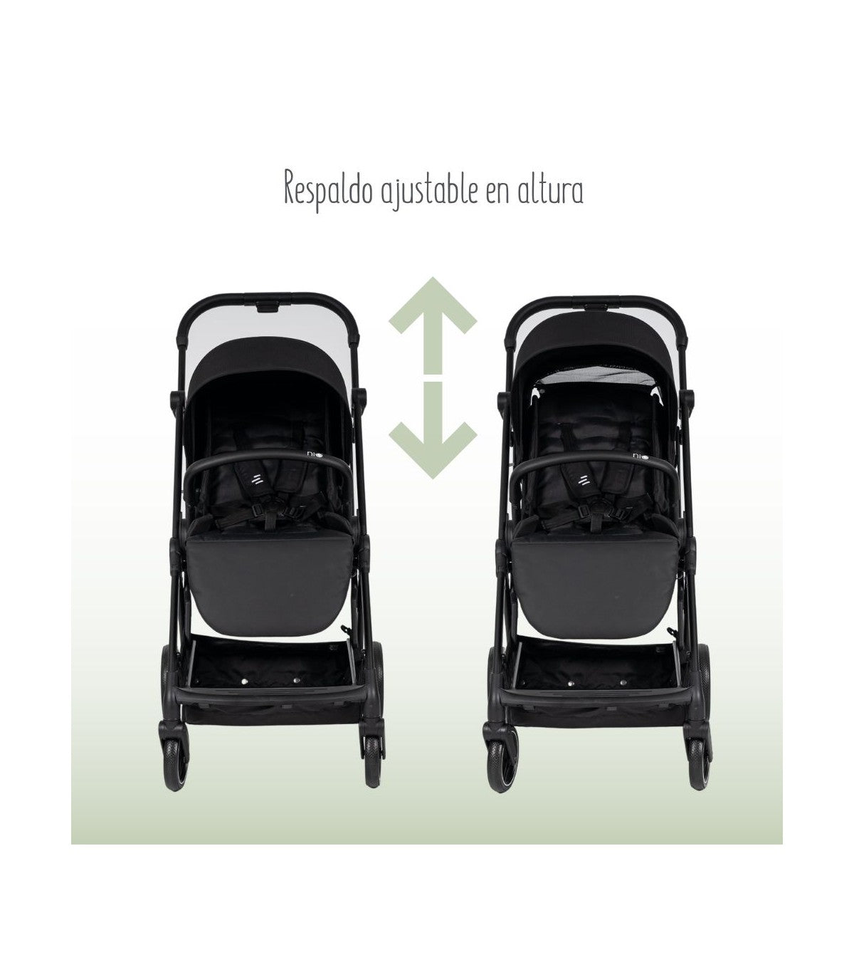 Silla de paseo reversible Eolia